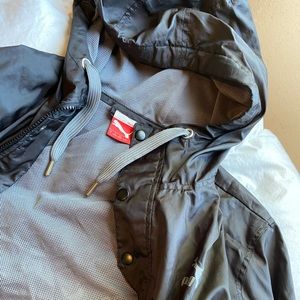 LIKE NEW puma windbreaker zip up hoodie